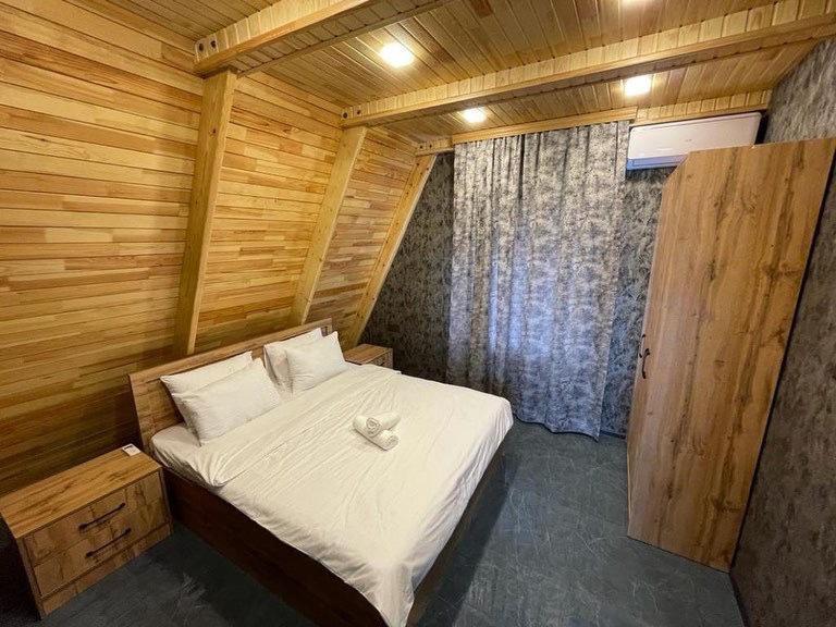Qafqaz Wood Chalet Gabala Exterior foto