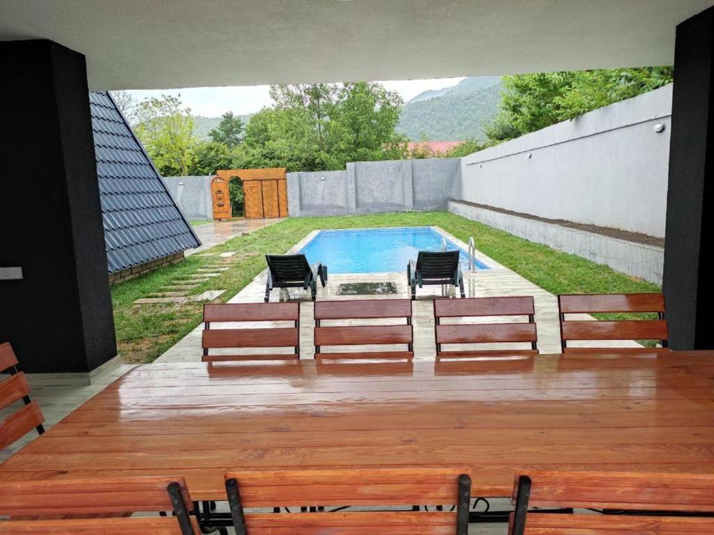 Qafqaz Wood Chalet Gabala Exterior foto
