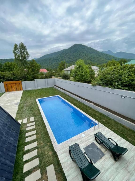 Qafqaz Wood Chalet Gabala Exterior foto