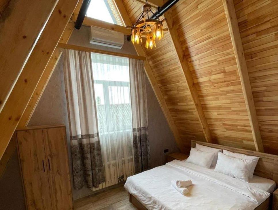 Qafqaz Wood Chalet Gabala Exterior foto
