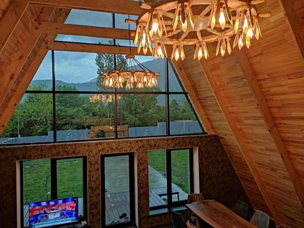 Qafqaz Wood Chalet Gabala Exterior foto